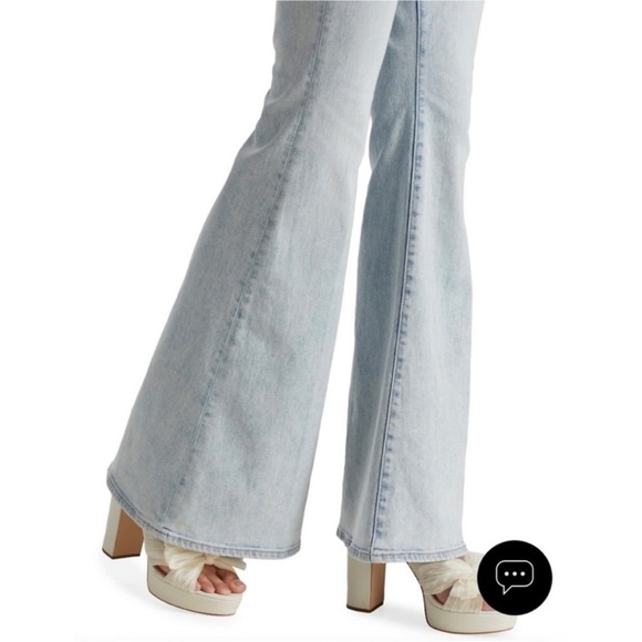 Veronica Beard flare jeans Color is Sky NEW - Picture 4 of 10